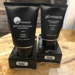 NIB Glo Minerals Foundation Beige Medium *2 PACK* Satin II.